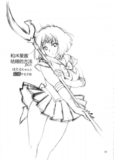 (C86) [666Protect (Jingrock)] JK no Hotaru-chan to Kekkon suru Houhou | 和JK萤酱结婚的方法 (Bishoujo Senshi Sailor Moon) [Chinese] - page 2