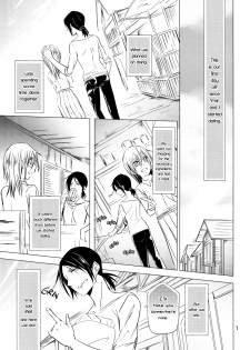 (C86) [Komorebitei (Sora)] Hatsutaiken. | Their First Time (Shingeki no Kyojin) [English] [Yuri-ism] - page 2