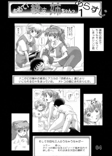 (C85) [Studio Parfe (Dohi Kensuke)] [Kaiteiban] Yamete! Ayanami Nee-chan 2 (Neon Genesis Evangelion) - page 4