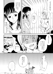 [Kurione-sha (YU-RI)] Zoro-Nami ★ Sairoku (One Piece) [Digital] - page 28