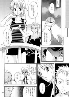 [Kurione-sha (YU-RI)] Zoro-Nami ★ Sairoku (One Piece) [Digital] - page 12