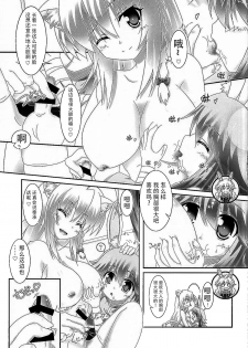 (Nanoha DAYS 4) [Serenta (BOM)] Usamimi Ouji ni Ken dake de Naku xx made Oshiechau Hon. (DOG DAYS) [Chinese] [脸肿汉化组] - page 5