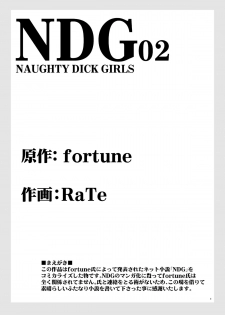 (C82) [B5 Doumei (RaTe)] NDG (Naughty Dick Girls) 02* - page 2