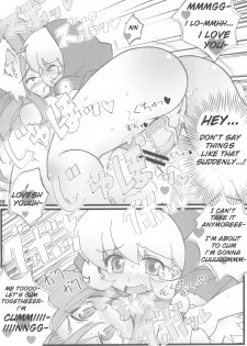 (C84) [Mayoineko (Ato)] Chou Kyokon Futanari na Bulleta-san to Bakunyuu Mesunyanko na Felicia-san ga Love Love Sex suru Manga (Cat Dancer Resurrection) (Darkstalkers) [English] - page 8