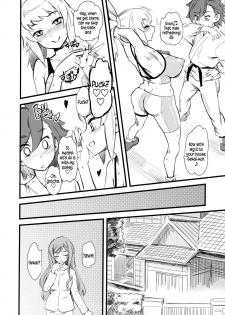 (C87) [Hi-Per Pinch (clover)] Hoshino Fumina Sekai-kun Senyou W/C desu! | I, Hoshino Fumina, am Sekai-kun's Private WC! (Gundam Build Fighters Try) [English] {5 a.m.} - page 11