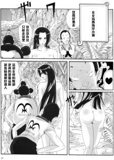 (C76) [Kairanban (Bibi)] Benten Kairaku 11 Hebirei (One Piece) [Chinese] [黑条汉化] - page 26