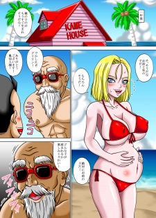 [Pyramid House (Massuruman)] Kame Sennin no Netotte Otoshite (Dragon Ball Z) [Digital] - page 35