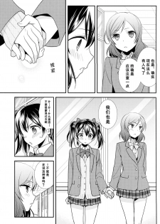 (Anata to Love Live! 5) [Sweet Pea (Ooshima Tomo)] Uchuu No.1 Idol Nico-nii ga Choro Sugi Maki-chan ni Okoru no wa Atarimae desu. (Love Live!) [Chinese] [单干汉化] - page 11