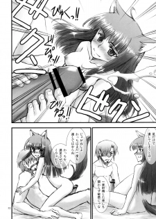 (Mimiket 18) [Wiz's Studio (Tooyama Hirohito)] Ookami no Amai Mitsu (Spice and Wolf) - page 12