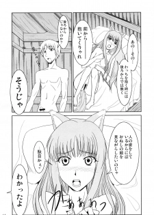 (COMIC1☆2) [Cream Cider, Taigaykuten-gou, Delusion (Karasuma Renya, L-S, Vancho)] Ookami to Ringo no Hachimitsuzuke (Spice and Wolf) - page 14