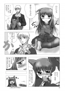(Mimiket 18) [Himemiko Jinja (Buntaichou)] Holo to Issho (Spice and Wolf) - page 18