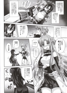 (COMIC1☆9) [Oshiruko Kan (Piririnegi)] Sword of Asuna (Sword Art Online) - page 4