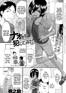 [Momonosuke] Nao-kun o Okashite Mita | I Tried Raping Nao-kun (COMIC Anthurium 030 2015-10) [English] {5 a.m.} - page 1