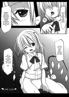 (C86) [Nanika (Sakuna)] Akuma no Asobi -Kodomo no Tsukurikata- | Devil's Play -Baby Making- (Touhou Project) [English] [Cazzeggione] - page 33