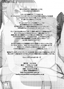 (C87) [Bronco Hitoritabi (Uchi-Uchi Keyaki)] Slave Builder Try + Copy-bon (Gundam Build Fighters Try) - page 30