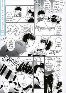 (6tsugo no Tamashii Forever) [Mata Kara Stream (Mohorovicic Matako)] Ero Doujin Mitai ni Jinan ni Ranbou Suru Hon (Osomatsu-san) [English] - page 5