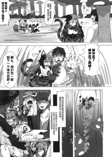 (C89) [Kurobinega (Kenkou Cross)] Mamono Musume Zukan Higai Houkoku ~Cheshire Neko no Oidemase Fushigi no Kuni~ [Chinese] [无毒汉化组] - page 14