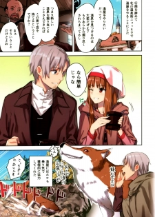 (C89) [Ajisaidenden (Kawakami Rokkaku, Takanashi Rei)] Wacchi to Nyohhira Bon FULL COLOR (Spice and Wolf) - page 5