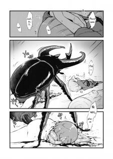 (C89) [02 (Harasaki)] Shinmyoumaru VS Caucasus Ookabuto | Shinmyoumaru VS Japanese Rhinoceros Beetle (Touhou Project) [English] - page 8
