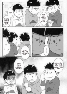 (C89) [Optimism small country (Horikiri Haruto)] Sutabaa no Ura Menu (Osomatsu-san) [English] [Rapinii] - page 19