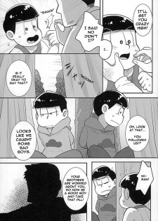 (C89) [Optimism small country (Horikiri Haruto)] Sutabaa no Ura Menu (Osomatsu-san) [English] [Rapinii] - page 12