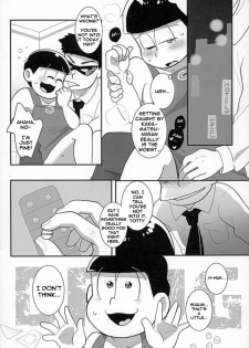 (C89) [Optimism small country (Horikiri Haruto)] Sutabaa no Ura Menu (Osomatsu-san) [English] [Rapinii] - page 11