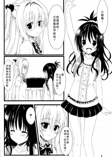 (C83) [Kaminari-neko (Eitarou)] Yami no Yami. (To LOVE-Ru) [Chinese] [天魔的黑兔个人汉化] - page 3