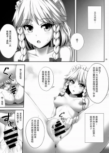 (C88) [Fukutsuu Okosu (Kaiou)] Izayoi Sakuya Saiminbon (Touhou Project) [Chinese] [后悔的神官个人汉化] - page 21