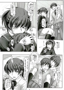(C89) [UGC (Sasaki Akira)] Isshuukan mo Kinyoku Shitara, Gaman Dekimasen yo ne (Amagami) - page 4