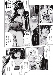 (C89) [BBG (Aoi Mikan)] Rito-san no Harem Seikatsu 2 (To LOVE-Ru Darkness) - page 23