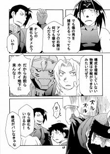 (C80) [Huujin (Shoshinsha Man)] Scar o Hazukashime Naosu Hon (Fullmetal Alchemist) - page 17
