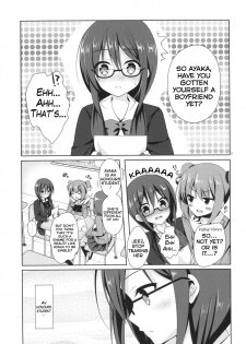 (C89) [moco chouchou (Hisama Kumako)] Yuutousei Ayaka no Uraomote | The Two Sides of the Honour Student Ayaka [English] {Hennojin} - page 3