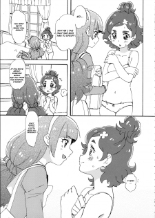 (Dress up! Princess) [Yukirinrin! (Oyu)] Mitsudomoe Princess | 3-Way Princess (Go! Princess PreCure) [English] [Goggled Anon] - page 7