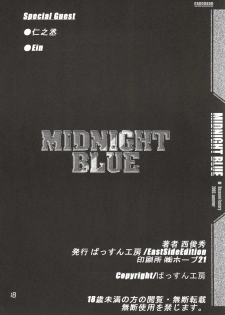 (C64) [Bassun Atelier (Ein, Jin'nojyou, Nishi Toshihide)] Midnight Blue (Gad Guard) - page 22