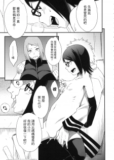 (C89) [Karakishi Youhei-dan Shinga (Sahara Wataru)] Konoha Donburi Aigake (Naruto) [Chinese] [這狀聲詞也太多了吧個人漢化] - page 8
