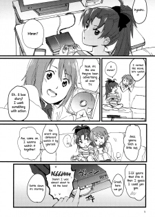 (C89) [Super Sentou (fukutarou)] Our Dreams Tonight Will Be Sweet (Puella Magi Madoka Magica) [English] [Yuri-ism] - page 4