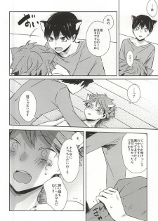 (RTS!!5) [Shounen-H (Yuuki)] Neko ni Natta Oikawa-san (Haikyuu!!) - page 23