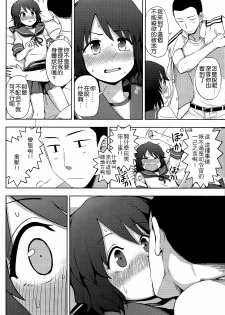 (Umi Yukaba 4) [Kuma no Tooru Michi (Kumada)] Miyuki-sama ni Ichiban Nori! (Kantai Collection -KanColle-) [Chinese] [想抱雷妈汉化组] - page 8