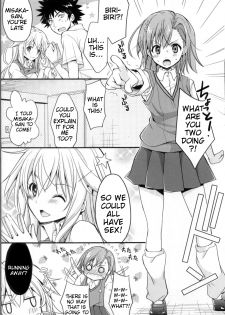 (C84) [Natsuiro Shoujo (Takanashi Haruto)] Shiyouyo! (Toaru Kagaku no Railgun) [English] [Tigoris Translates] - page 7