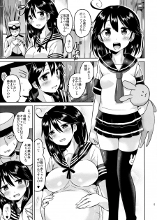 (C89) [Hotori Bocchi (Sakurazari Hotori)] Ushio-chan no Nijiseichou o Iwau Hon (Kantai Collection -KanColle-) - page 7