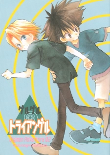[Atsu Atsu COOK (Katagari Atsuko)] Guru Guru Triangle (Digimon Adventure 02) - page 1