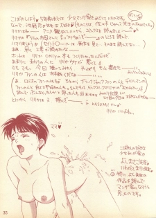 (C49) [Piyokoya (Kobayashi Hiyoko)] Piyoko no Pi Zoukan 1 - Bakuretsu! Evangeli Hunter SOS no Aoi Sora (Various) - page 34
