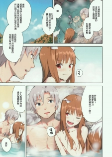 (C89) [Ajisaidenden (Kawakami Rokkaku, Takanashi Rei)] Wacchi to Nyohhira Bon FULL COLOR (Spice and Wolf) [Chinese] [无毒汉化组] [Decensored] - page 9