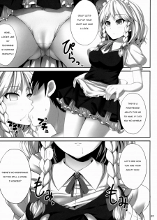 (C88) [Fukutsuu Okosu (Kaiou)] Izayoi Sakuya Saiminbon | Sakuya Hypnosis Doujin (Touhou Project) [English] - page 6