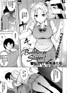 [Tomohiro Kai] Brother or Sister? (COMIC Kairakuten BEAST 2015-03) [Chinese] [无毒汉化组] - page 1