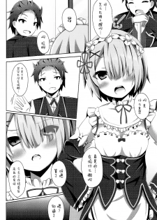 (COMIC1☆10) [Imitation Moon (Narumi Yuu)] A Subaru-kun Ecchi Shimasu? Chotto Barusu Nani Jiro Jiro Miten no yo (Re:Zero Kara Hajimeru Isekai Seikatsu) [Chinese] [脸肿汉化组] - page 8