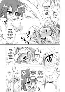 (C73) [Geiwamiwosukuu!! (Karura Syou, Tachi Tsubaki)] Choco-Cornet Mou Ikko. (Lucky Star) [English] [StolenTranslations] - page 6
