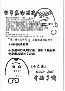 (C88) [Megaton Express (Fushimori Tonkatsu, Omega Destroyer)] Madder red (Touhou Project) [Chinese] [Kanade汉化组] - page 16