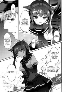 (COMIC1☆10) [K+W (Sasachinn)] Hatsuzuki no Yoru ni Kokoro Tokashite | Heart Melt on the Night of the New Moon (Kantai Collection -KanColle-) [English] [iamadooddood + /a/nonymous] - page 6