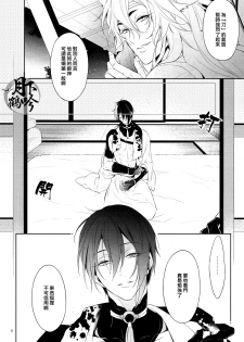 (Senka no Toki) [Sousutai (Kitsuwo)] Tojime Hirakime | 瞋闔離合 (Touken Ranbu) [Chinese] [月下鶴吟漢化組] - page 6